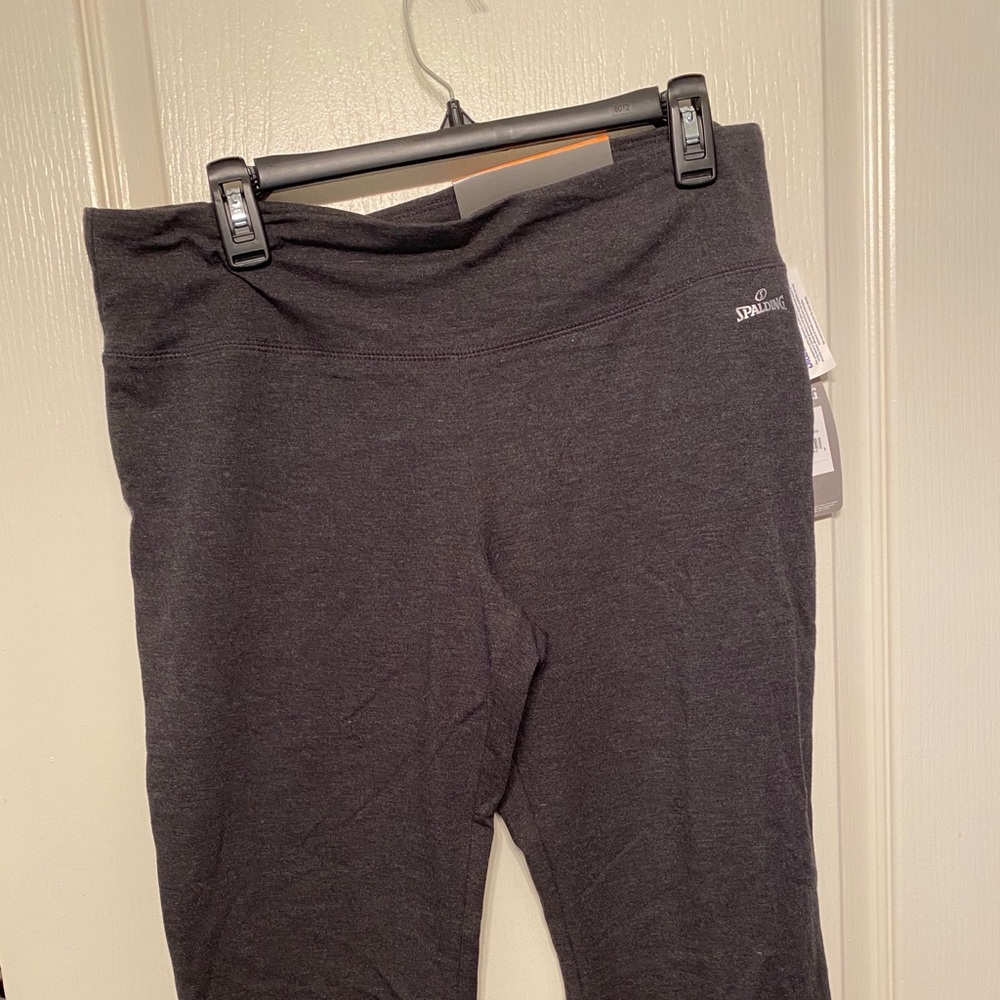NWT Spaulding grey yoga pants xl